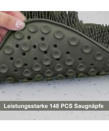 BESKAR Foot Washer Bath Massage Pad | Non-Slip Suction Cups | Clean & Relax Your Feet | Reflex Zone Mat in Black & Green - International Shipping Available - Buy Online on GoSupps.com