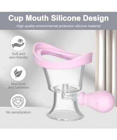 Eye Wash Cup - Silicone Manual Air Pressure Tool for Soothing Tired Eyes Removes Dust & Makeup (Pink) | International Shipping Available - Buy Online on GoSupps.com