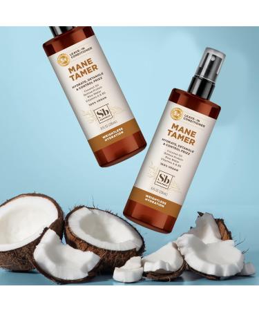 Soapbox Leave-In Conditioner - Mane Tamer Spray for Frizz Control Hydration & Shine - Paraben Free & Vegan 8oz - Perfect for Dry Damaged Hair - Buy Online on GoSupps.com