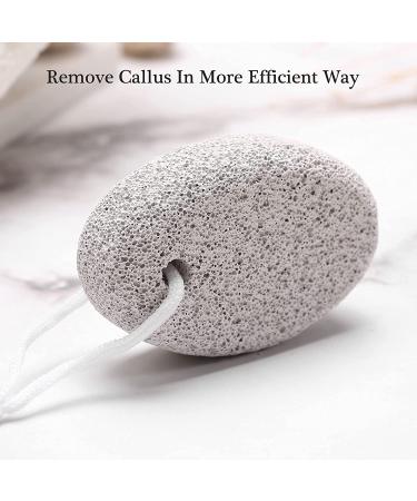 2PCS Natural Pumice Stone for Feet - HOOMBOOM Lava Pedicure Tools Callus Remover - Exfoliating Foot File for Dead Skin Removal - Men/Women - Buy Online on GoSupps.com