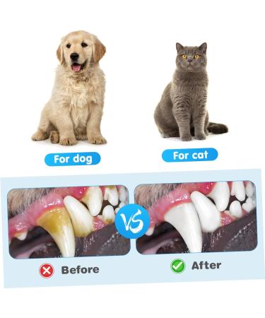 Levemolo 1pc Pet Single Head Toothbrush Brush Teeth Care Brush Dog Toothpaste Plastic - Buy Online on GoSupps.com