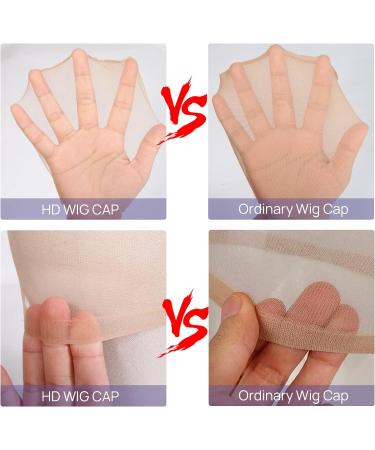 Ugrace Hair HD Wig Cap - 20 PCS Transparent Stocking Wig Caps for Women - Buy Online on GoSupps.com