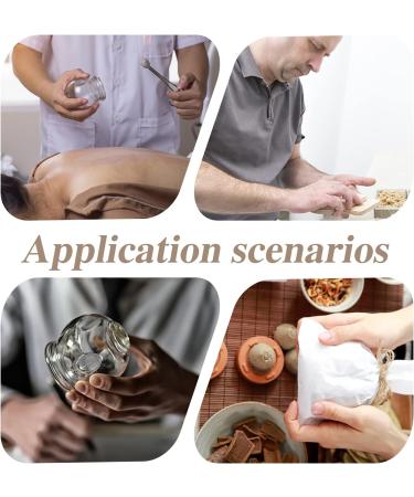 10pcs AI Heat Therapy Cake Stickers - Chinese Acupuncture Mini Moxibustion Mat 3x2.8cm | International Shipping - Buy Online on GoSupps.com