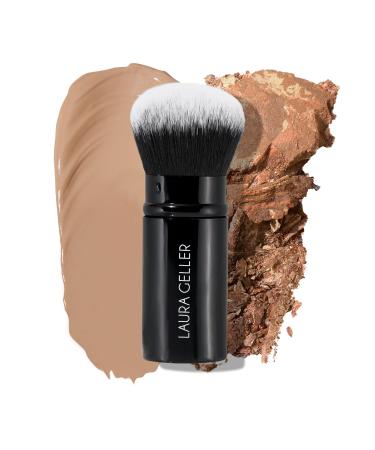 LAURA GELLER NEW YORK Baked Balance-n-Brighten Powder Foundation in Porcelain + Kabuki Brush - Buy Online on GoSupps.com
