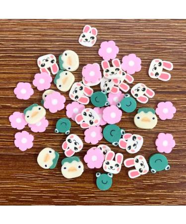 RT 50g Rabbit Duck Frog Flower Slice Polymer Hot Clay Sprinkles for Crafts Making DIY Nail Art Decoration Slime Filling Accessories Y425 (Color : Mixed) - Buy Online on GoSupps.com