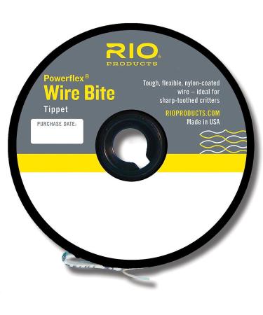 Rio Fly Fishing Power Flex-Wire Bite Tippet 30Lb 15' - Tackle for Clear Water Fishing - Buy Online on GoSupps.com