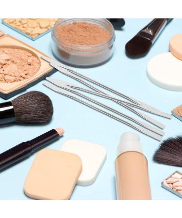 FRCOLOR 5pcs Stainless Steel Makeup Spatula Set - Toning Sticks & Mixing Tools for Cosmetics & Skincare - Double Head Design - International Shipping - Buy Online on GoSupps.com