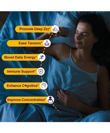 Magnesium Glycinate 400mg Gummies: Natural Melatonin Free Zzz Gummy Formulated with Citrate Malate Taurate Vitamin B6 D3 B12 Zinc Probiotic - High Absorption Zzz Aid for Adults(120Count) Berry 60 Count (Pack of 2) - Buy Online on GoSupps.com