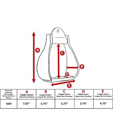 Tahoe Tack Engraved Heavyweight Adult Western Bell Show Stirrups - Quality and Style for Western Riders - Buy Online on GoSupps.com