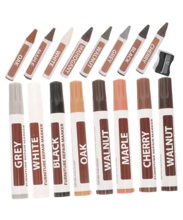 1 Set Furniture Repair Pen Floor Repair Kit Furniture Repair Kit Painting Pens Portable Paint Markers Marker Pens for Furniture Wood Scratch Repair Markers Furniture Paint Pen