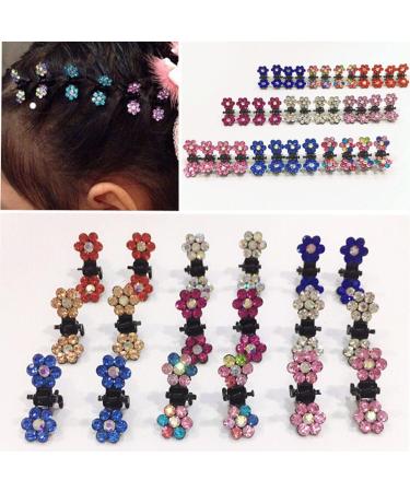 Mokily 65pcs Colorful Mini Hair Claw Set - Rhinestone Hair Clips for Women and Girls - Buy Online on GoSupps.com