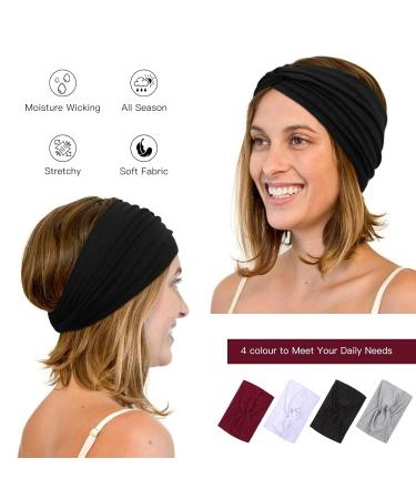 Stylish Boho Hair Bands for Women | Extra Wide Elastic Headbands | Trendy Hair Accessories for Girls - Buy Online on GoSupps.com