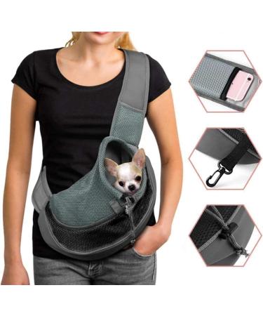 Shop Lightweight Small Dog Carrier Bag | Adjustable Shoulder Strap & Mesh Pet Transport for Travel - Buy Online on GoSupps.com
