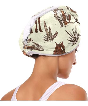 Super Absorbent Horse Men Hair Towel 2 Pack | Quick Dry Hair Turbans for Women & Girls - Buy Online on GoSupps.com