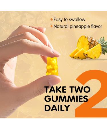 Alpha Lipoic Acid Gummies 1000mg - Sugar Free High Absorption ALA Supplement for Antioxidant Brain & Nerve Support - Pineapple Flavor - 60 Chews - Buy Online on GoSupps.com