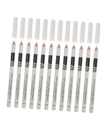PLAFOPE 12pcs Lying Silkworm Eyeliner Cosmetics Pencils Highlighter Eyeliner Pencils Eyeliners White Powder