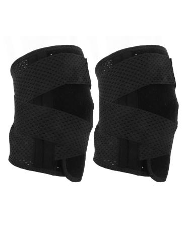 Adjustable Ultra Thin Knee Brace for Basketball & Sports Black (S) | Premium Knee Support - Buy Online on GoSupps.com