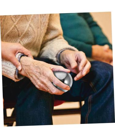 Healvian 2-in-1 Fitness Handball & Massage Ball for Seniors | Brass Relaxation & Hand Rolling Device for Ultimate Stress Relief - Buy Online on GoSupps.com