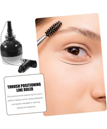 Healeved 4pcs String Ink Line Box Ink Line Ruler Mee The Meters The Black Eyebrow Ruler Makeup Tools Bottled - Buy Online on GoSupps.com