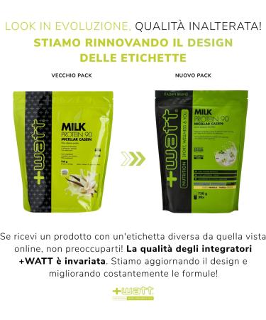 Watt Milk Protein 90 Protein format Doypack 750 g Flavor vanilla - Buy Online on GoSupps.com