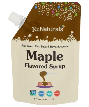 Nunaturals, Syrup Nustevia Pourable Maple Pouch, 6.6 Ounce