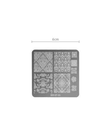 99Nails Stamping Plate Square - Connect | Premium Nail Art Tools for International Shipping - Buy Online on GoSupps.com