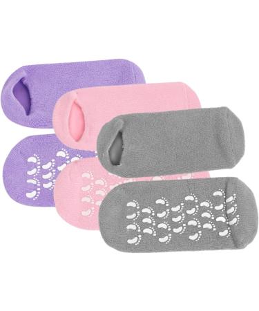 FRCOLOR 6 Pairs Foot Gel Socks Community Essential Oil Essential Oils Sleeping Socks Keep Warm Cotton Spandex Miss - Buy Online on GoSupps.com