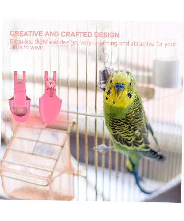 Angoily Parrot Flight Suit & Harness for Parakeets - Suede Size M & 4M - Shop Internationally - Buy Online on GoSupps.com