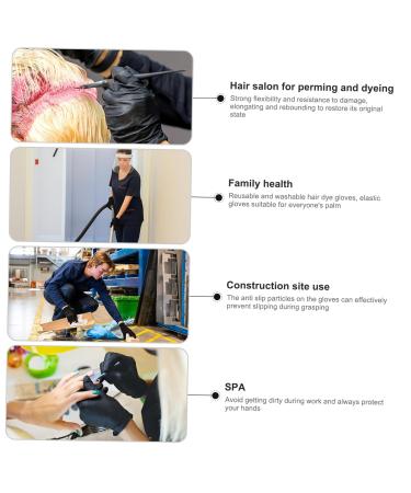Mikinona 3 Pairs Hair Shampoo Gloves Men Hair Color Shampoo Hair Dye for Colored for Hair Dye Reusable Hair Coloring Hair Dye Glove Hair Dye Shampoo Guantes Desechables Para - Buy Online on GoSupps.com