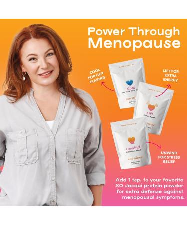 Unwind Boost Calming Organic Menopause Support | Stress Relief Protein Powder with Chamomile Lavender & Lemon - Buy Online on GoSupps.com