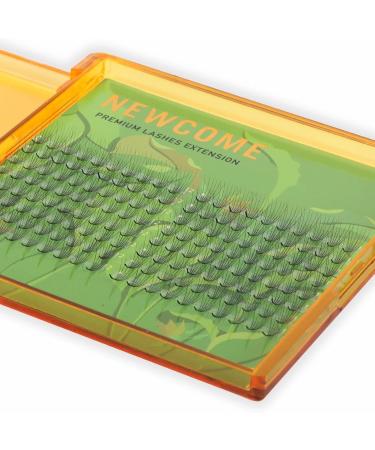 NEWCOME 6D Premade Fans - Ultra-Fine 0.10MM Volume Boost Lashes Hypoallergenic & Versatile for All Eye Shapes (D 9MM - Buy Online on GoSupps.com