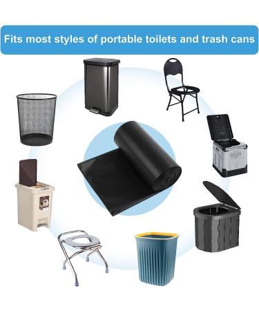 100 Portable Toilet Bags - Biodegradable 8 Gallon Potty Bags for Camping, Hiking, Boating - Compostable Waste Bags for Outdoor Travel - Buy Online on GoSupps.com