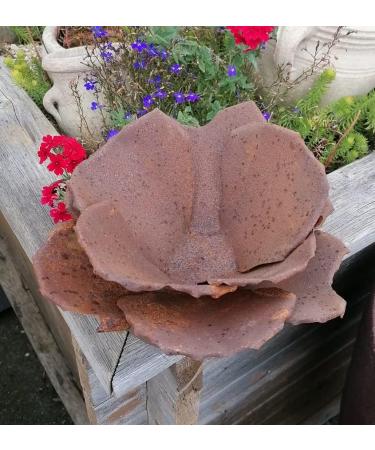 Rustic Metal Dandelion Flower - 30 cm Decorative Garden & Home Accent | International Shipping Available - Buy Online on GoSupps.com