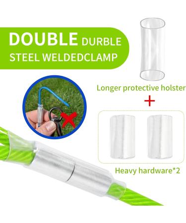 Buy 3m Green Tie Out Leash for Medium to Large Dogs | Durable Dog Yard Cable - Ships Internationally - Buy Online on GoSupps.com