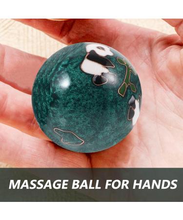 JECOMPRIS Hand Exercise Balls - 2pc Metal Handle Squeeze & Massage Balls for Hand Strength & Finger Exercises - Buy Online on GoSupps.com