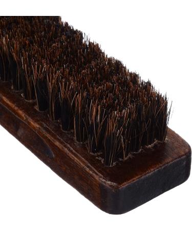 Shoe Brush Wooden Handle Natural Mane Horsehair Shoe Polish Polishing Cleaning Brush Tool Household Cleaning Shoe Brush Brush Onecolor - Buy Online on GoSupps.com