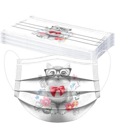 Buy WEXCV 50-Piece 4D Puppy Print Disposable Masks for Girls | Breathable Fabric Protection for Easter Celebrations - Buy Online on GoSupps.com