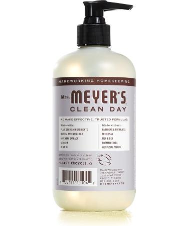 Mrs. Meyer's Clean Day Liquid Hand Soap Refill (975 ml) + Hand Soap Pump Bottle (370 ml) | Lavender Scent - Buy Online on GoSupps.com
