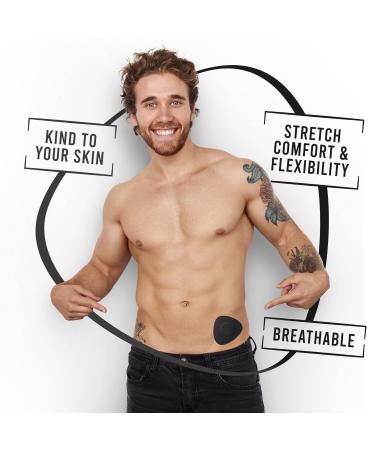 Not Just A Patch CGM Sensor Patches for Freestyle Libre and Medtronic Sensors (20 Pack) - Water Resistant & Durable for 10-14 Days - Pre-Cut Freestyle Libre 2 Sensor Covers in Black - Buy Online on GoSupps.com