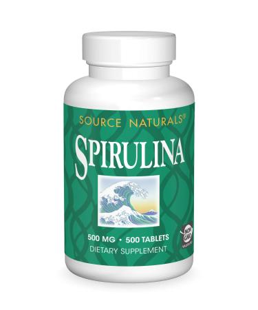 Source Naturals Spirulina 500 mg 500 Tablets