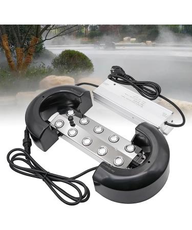 Mogoulua fog maker 10 head 7l/h ultrasound fog with 350W waterproof power supply heavy fog inner courtyard fog humidifier pond fog for horticultural greenhouse landscape - Buy Online on GoSupps.com