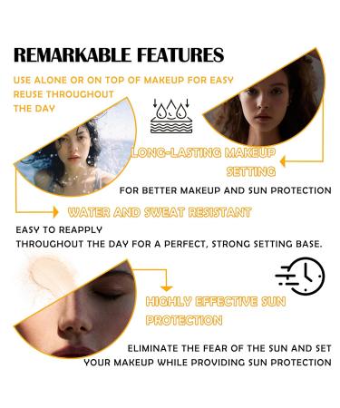 Mineral Sunscreen Setting Powder - Translucent SPF 50 PA++++ | Long Lasting Oil Control Makeup | Matte Finish & Lightweight for All Skin Types - Buy Online on GoSupps.com