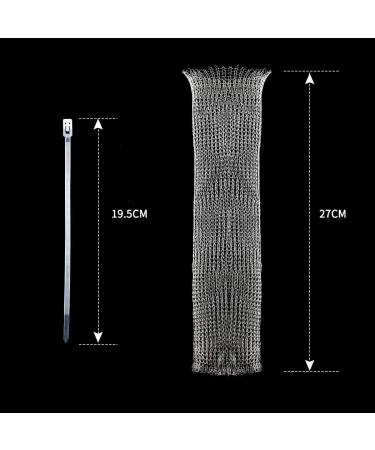 Stainless Steel Washing Machine Lint Traps Set with 24 Cable Ties - 24 Pieces - Buy Online on GoSupps.com