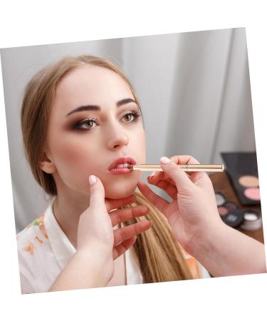 Buy Housoutil Portable Smudge Stick & Tricolor Lip Brush - Golden Makeup Tool for Perfect Lip Application - International Shipping Available - Buy Online on GoSupps.com