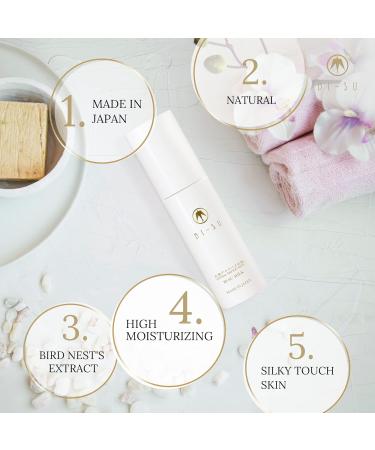 Milk Moisturizing Lotion with Swiftlet Nest Extract - Anti-Aging Lightweight Japanese Skincare for Dark Spots & Dryness | 1.69 fl. oz - Buy Online on GoSupps.com