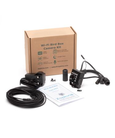 Zopkins Wi-Fi Bird Nest Box Camera PRO | View On Phone & Tablet | Micro SD Card Included | Motion Detection | Night Vision