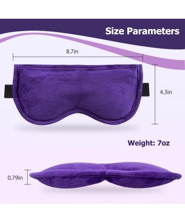 Moist Heated Eye Mask | Microwavable, Detachable & Reusable | Relieves Dry Eye, Itchiness, Blepharitis | Purple - Buy Online on GoSupps.com