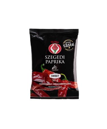 Rubin Artisan Hungarian Sweet Paprika Powder 100% pure from Szeged / Hungary  1,76 oz
