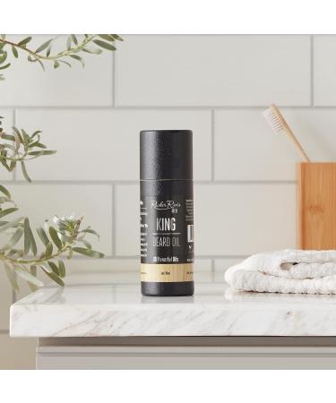 Rucker Roots x King Beard Oil - Nut-Free Blend with 10 Powerful Oils for Healthy Hair Growth, Moisture Lock, and Smooth & Shiny Results - Buy Online on GoSupps.com