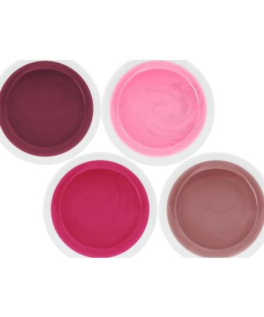 Pink Diamonds Collection Set - Red & Pink Gel Nail Colors - Made in Germany | 4 x 5ml - International Shipping - Buy Online on GoSupps.com